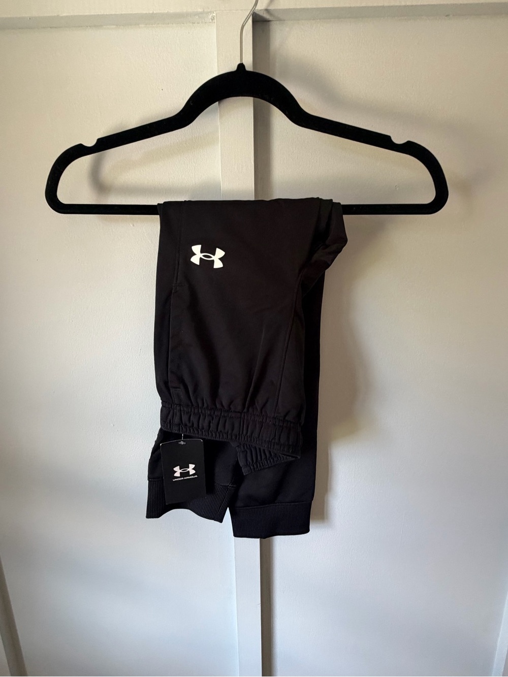 Under Armour Black Performance Pants with Logo Tag